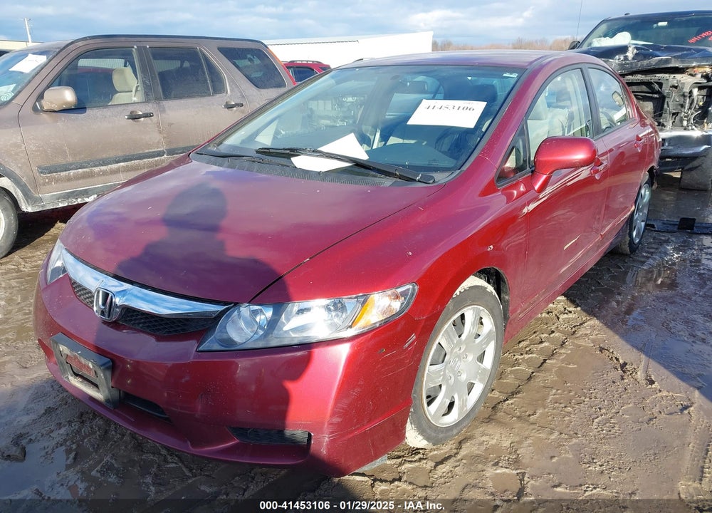 2010 HONDA CIVIC LX VIN: 19XFA1F51AE040418