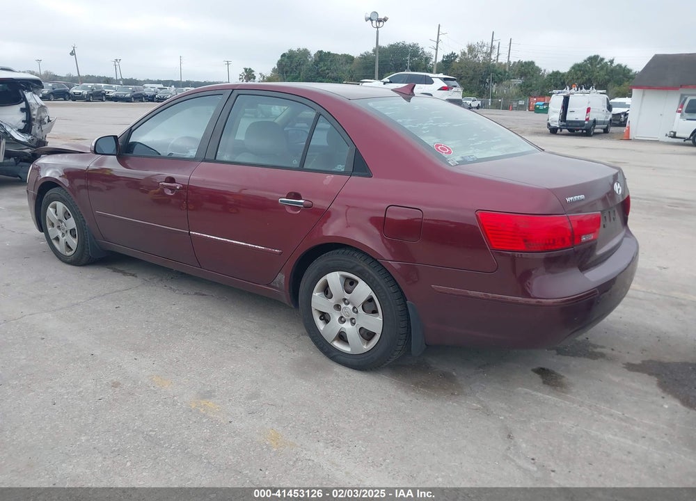 2009 HYUNDAI SONATA GLS VIN: 5NPET46C39H536947