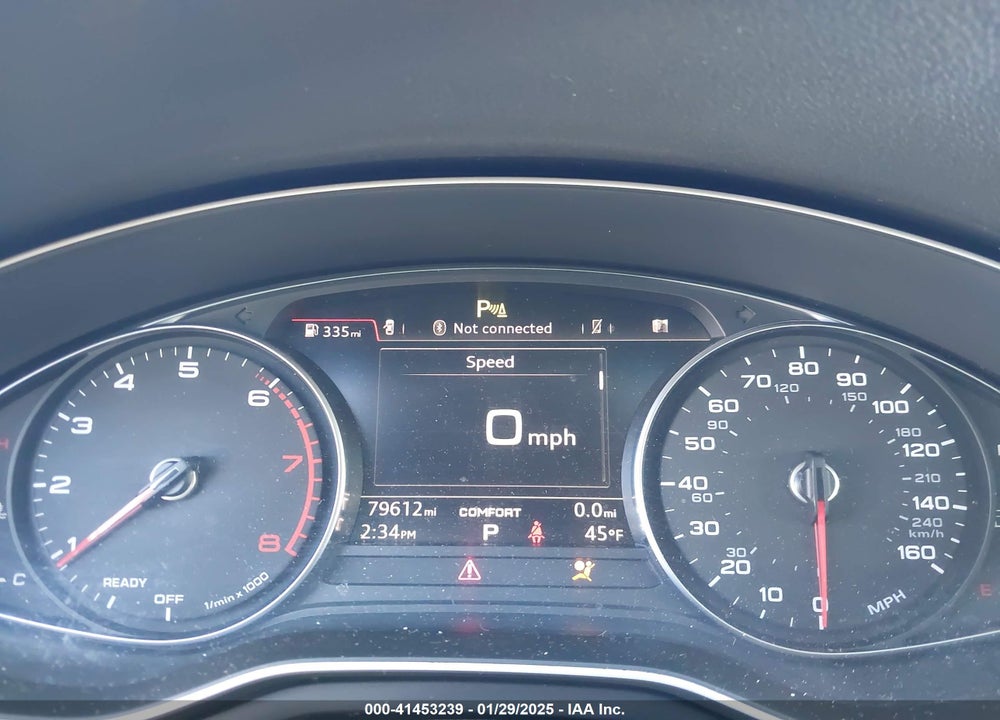 2017 AUDI A4 VIN: WAUANAF48HN007389