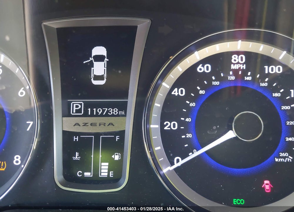 2013 HYUNDAI AZERA VIN: KMHFH4JG1DA205473