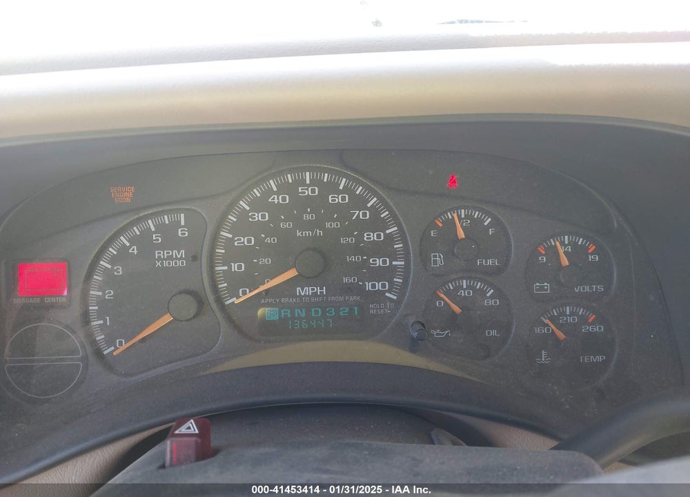 2002 CHEVROLET TAHOE LT VIN: 1GNEC13Z92R278513