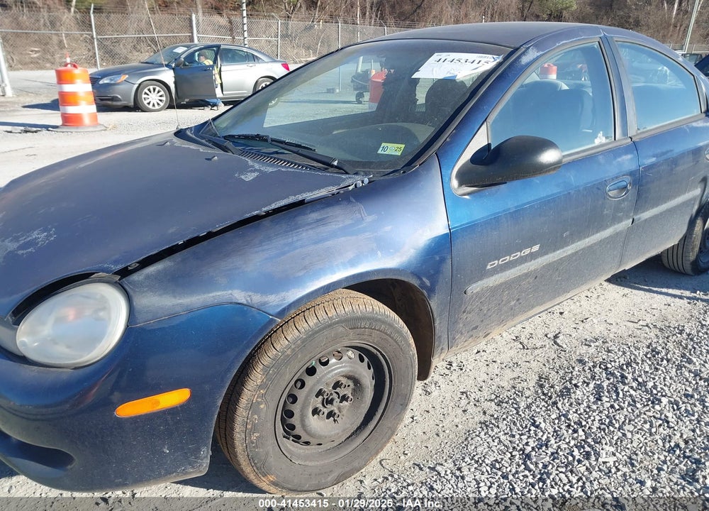 2000 DODGE NEON HIGHLINE VIN: 1B3ES46C5YD718657
