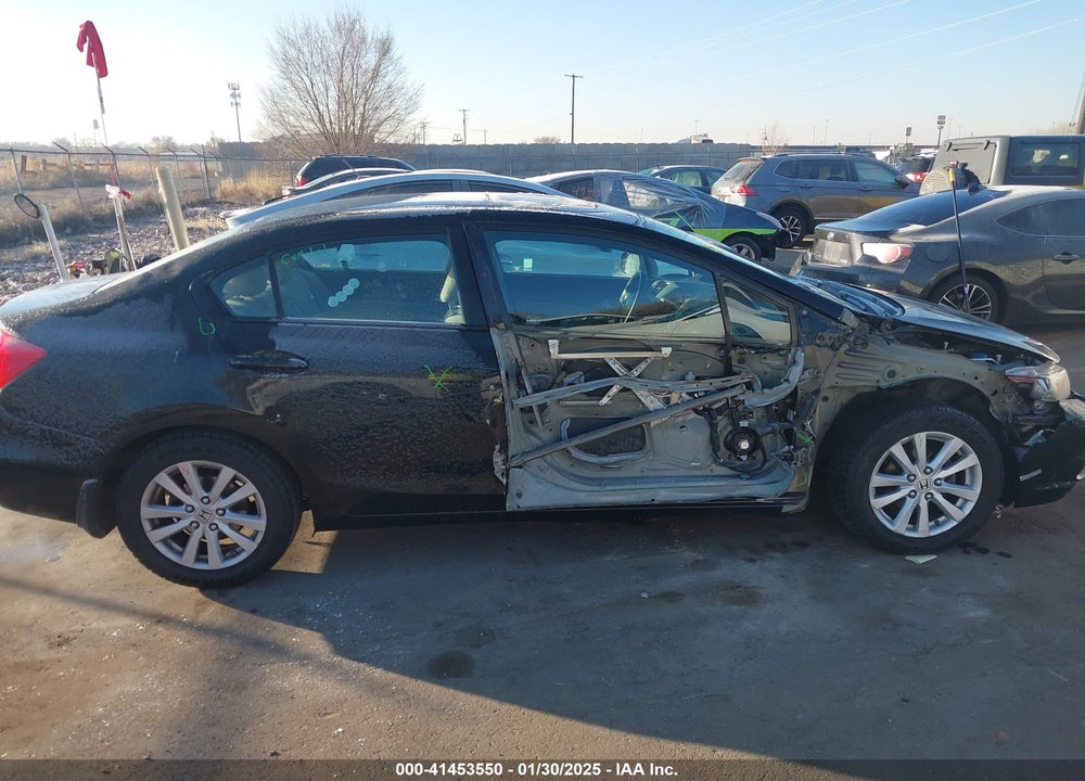2012 HONDA CIVIC VIN: 19XFB2F8XCE073045