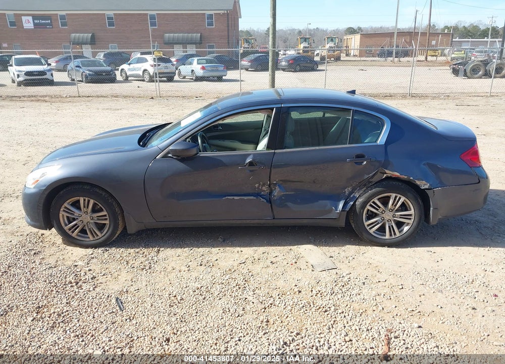 2012 INFINITI G25X VIN: JN1DV6AR9CM730587