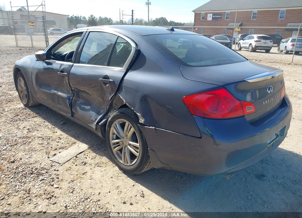 2012 INFINITI G25X VIN: JN1DV6AR9CM730587