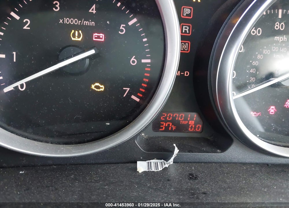 2009 MAZDA MAZDA6 VIN: 1YVHP81A995M37221