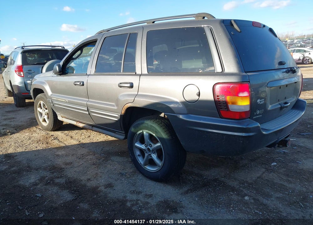 2002 JEEP GRAND CHEROKEE OVERLAND VIN: 1J8GW68J52C177943