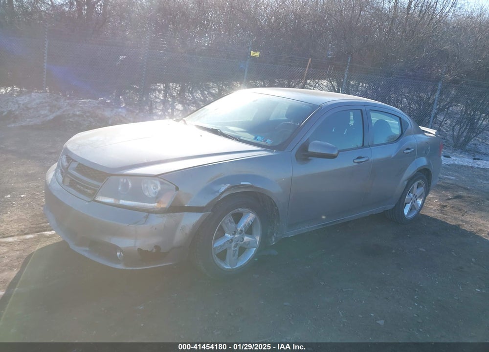 2013 DODGE AVENGER SXT VIN: 1C3CDZCB4DN611195