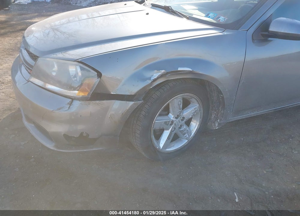 2013 DODGE AVENGER SXT VIN: 1C3CDZCB4DN611195