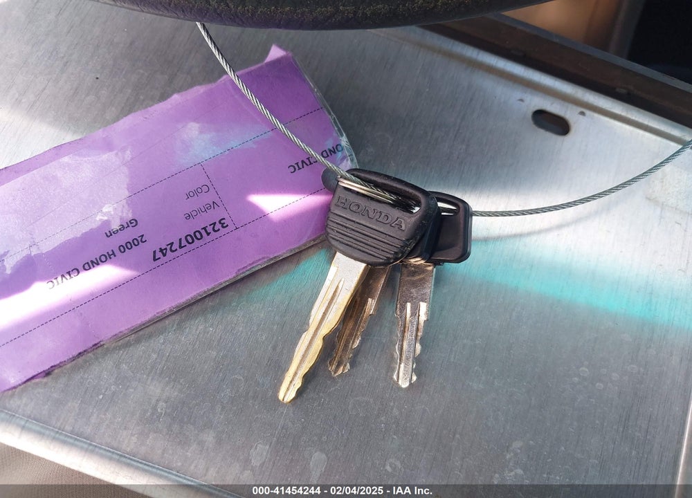 2000 HONDA CIVIC LX VIN: 2HGEJ6677YH507674