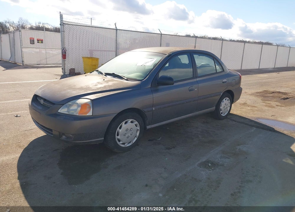 2005 KIA RIO VIN: KNADC125656361273