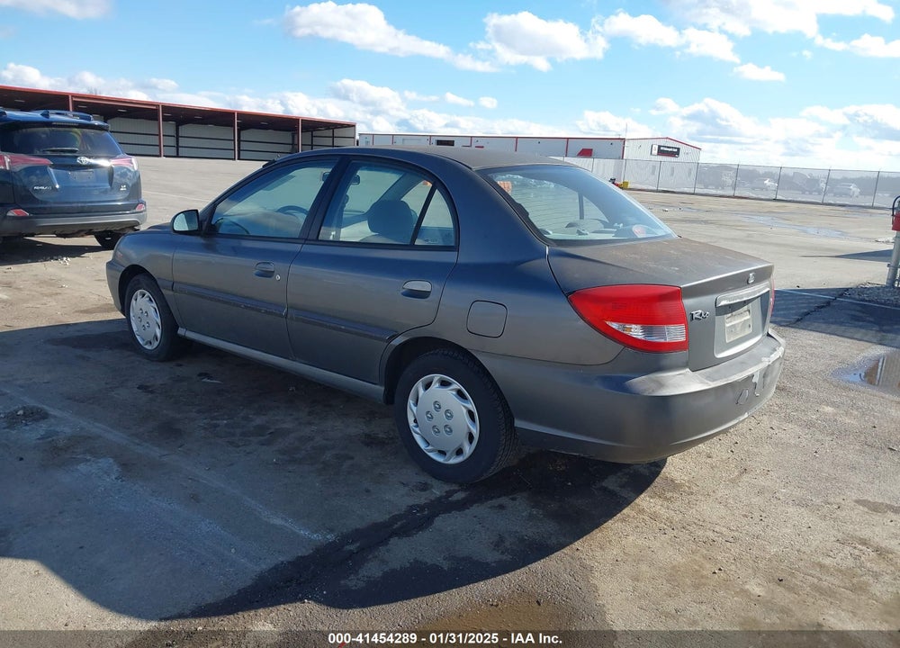 2005 KIA RIO VIN: KNADC125656361273