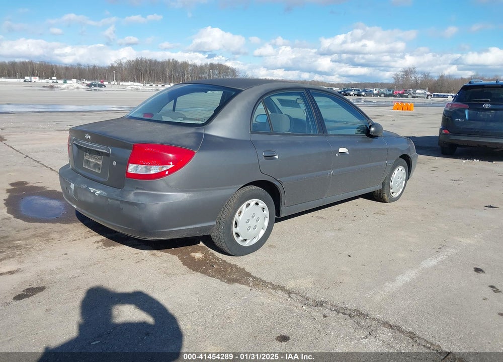 2005 KIA RIO VIN: KNADC125656361273