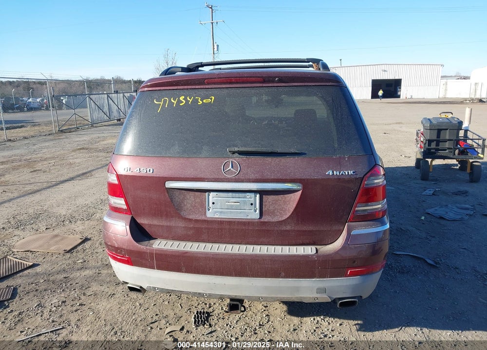 2008 MERCEDES-BENZ GL 450 VIN: 4JGBF71E48A348251