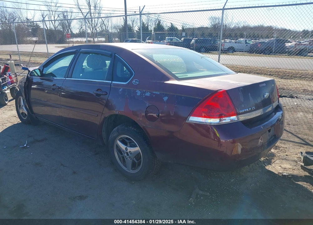 2007 CHEVROLET IMPALA VIN: 2G1WB55K079148055