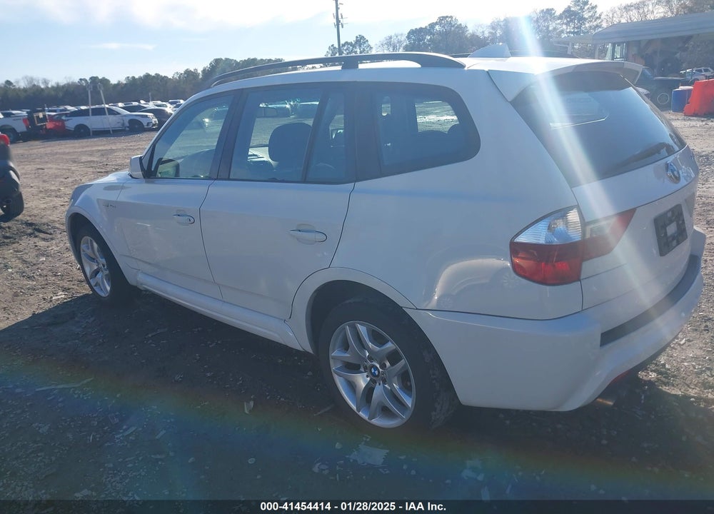 2008 BMW X3 3.0SI VIN: WBXPC93478WJ18843