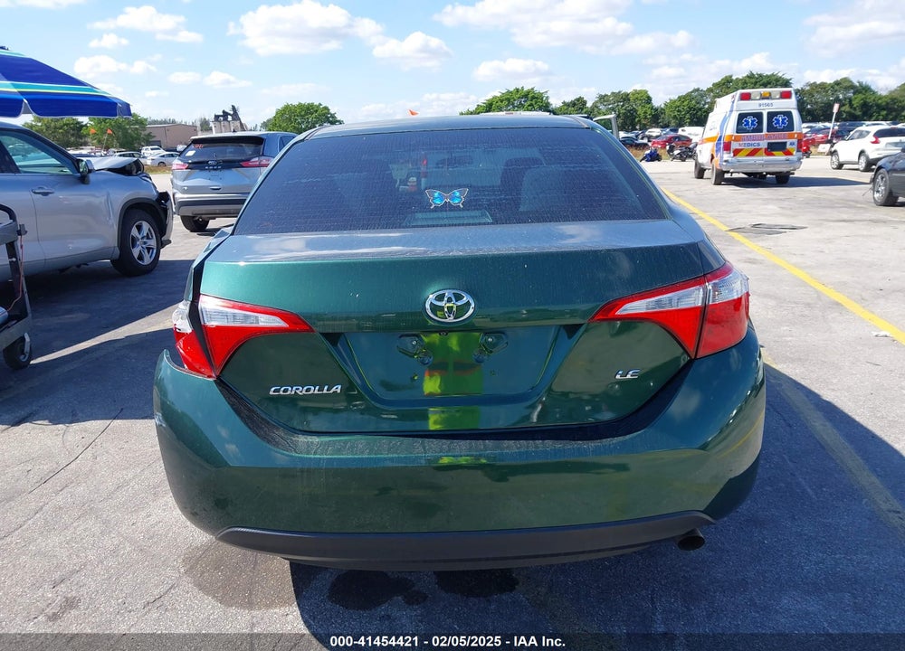 2016 TOYOTA COROLLA VIN: 2T1BURHE2GC634654