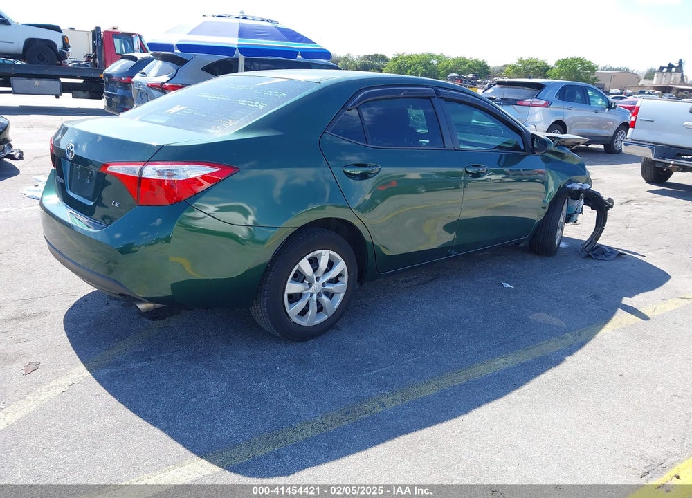 2016 TOYOTA COROLLA VIN: 2T1BURHE2GC634654