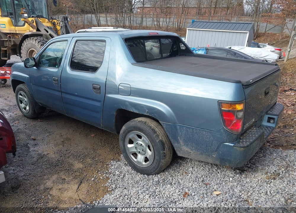 2007 HONDA RIDGELINE VIN: 2HJYK16217H551910