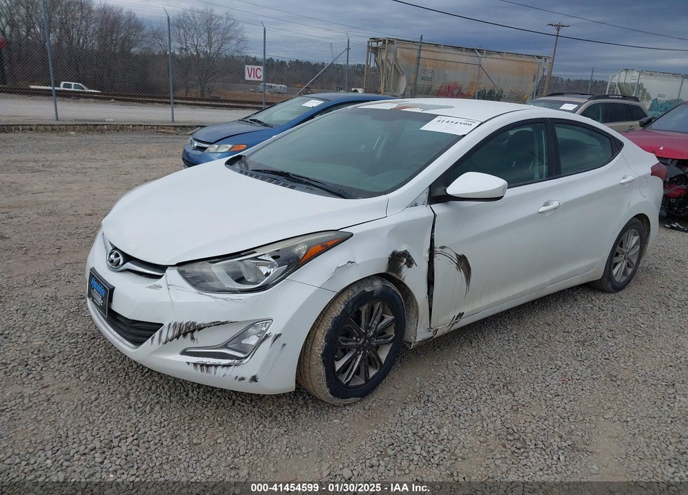 2015 HYUNDAI ELANTRA VIN: 5NPDH4AE5FH550625