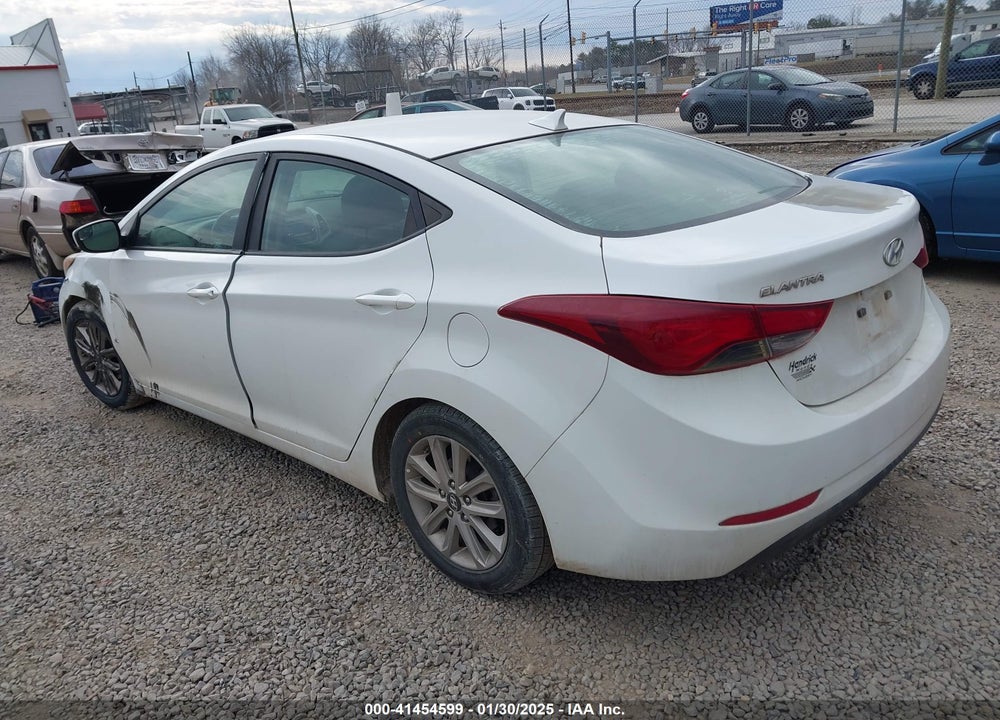 2015 HYUNDAI ELANTRA VIN: 5NPDH4AE5FH550625