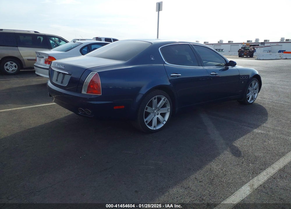 2006 MASERATI QUATTROPORTE VIN: ZAMCE39A660021175