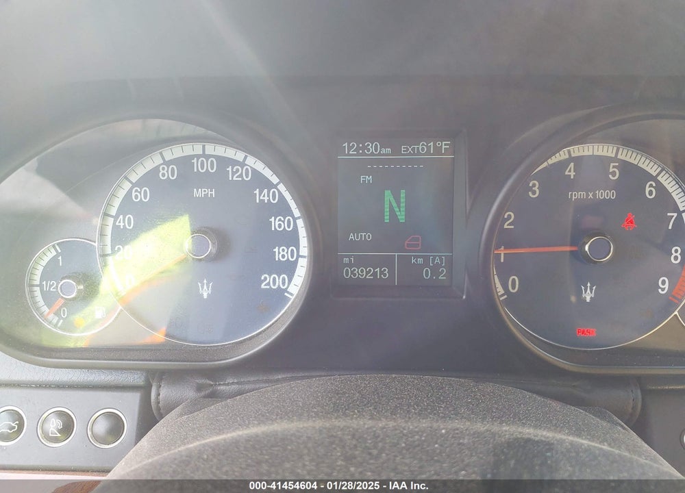 2006 MASERATI QUATTROPORTE VIN: ZAMCE39A660021175