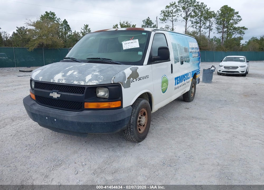 2008 CHEVROLET EXPRESS WORK VAN VIN: 1GCGG25C681108041