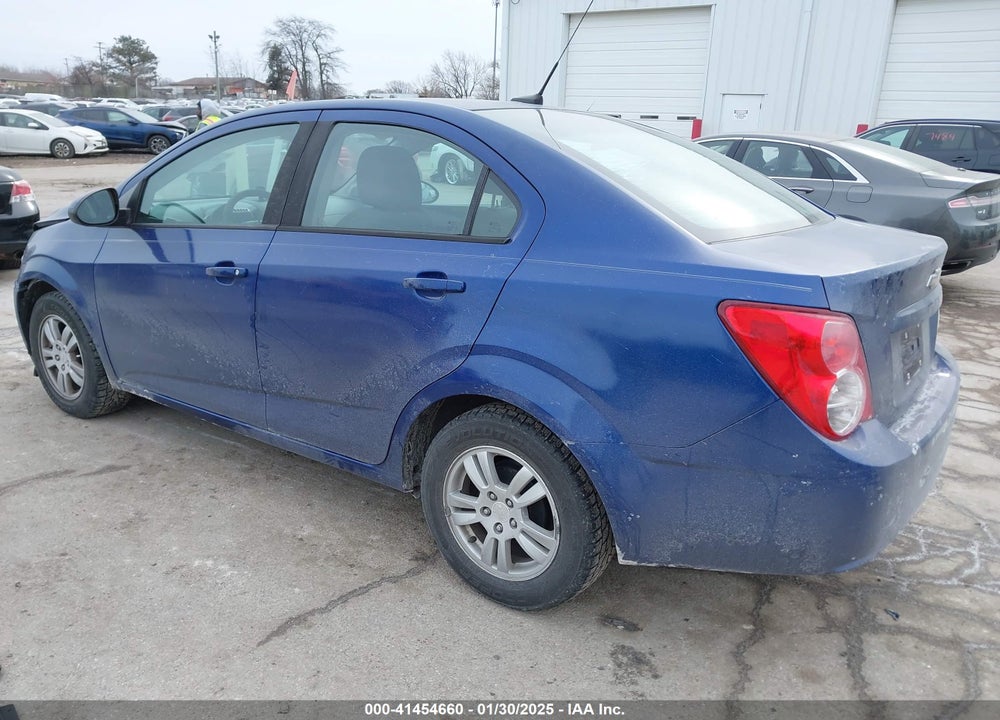 2012 CHEVROLET SONIC VIN: 1G1JA5SH6C4199806