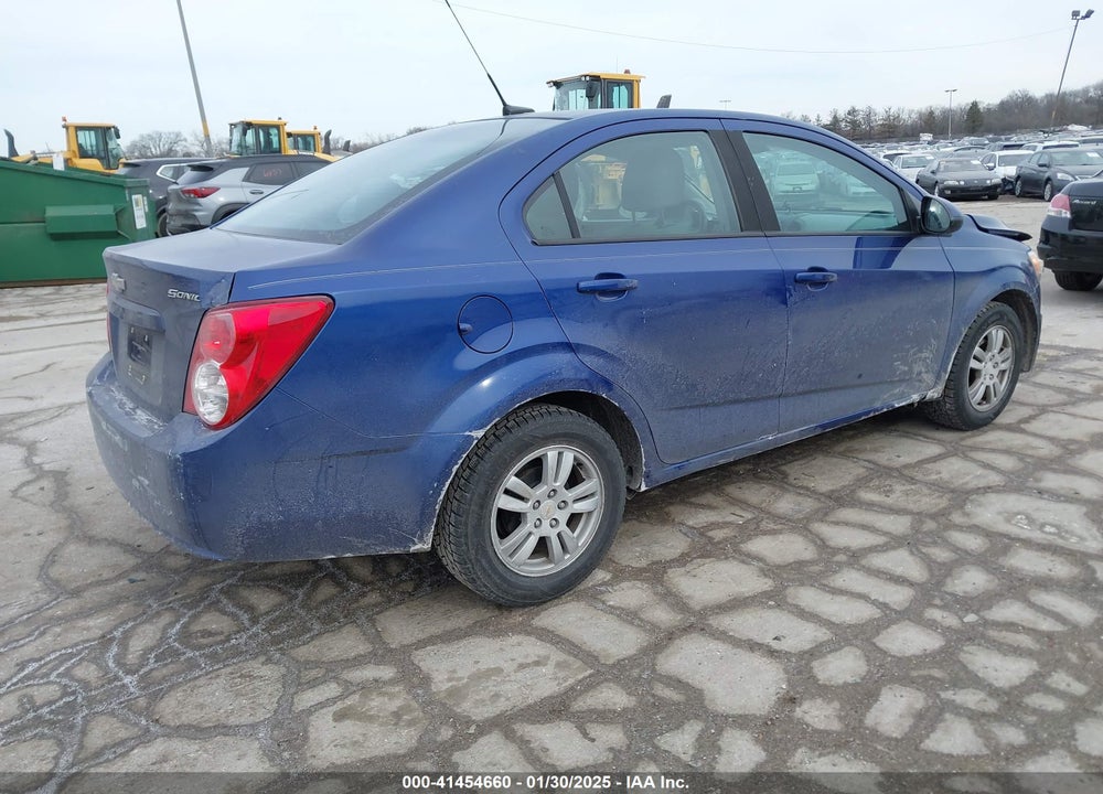 2012 CHEVROLET SONIC VIN: 1G1JA5SH6C4199806