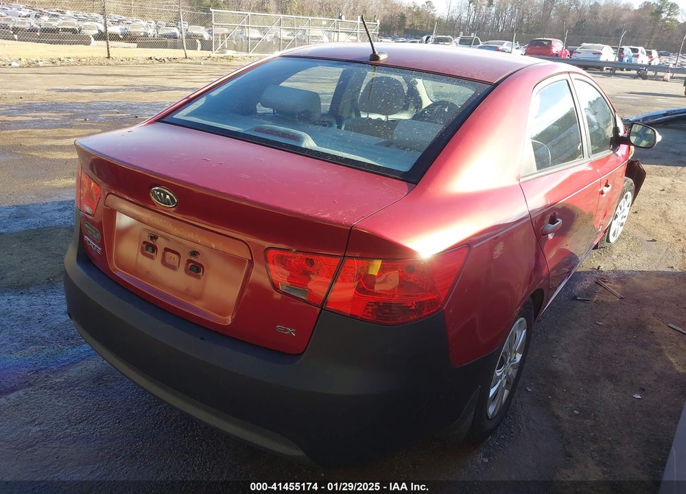 2010 KIA FORTE EX VIN: KNAFU4A27A5080338