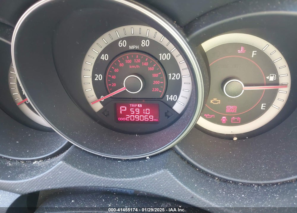 2010 KIA FORTE EX VIN: KNAFU4A27A5080338