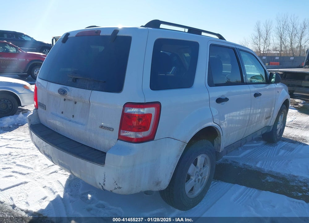 2008 FORD ESCAPE XLT VIN: 1FMCU93168KA20873