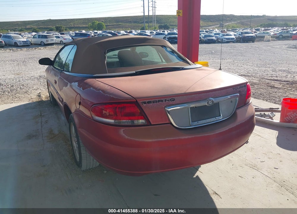 2004 CHRYSLER SEBRING LXI VIN: 1C3EL55R54N311521