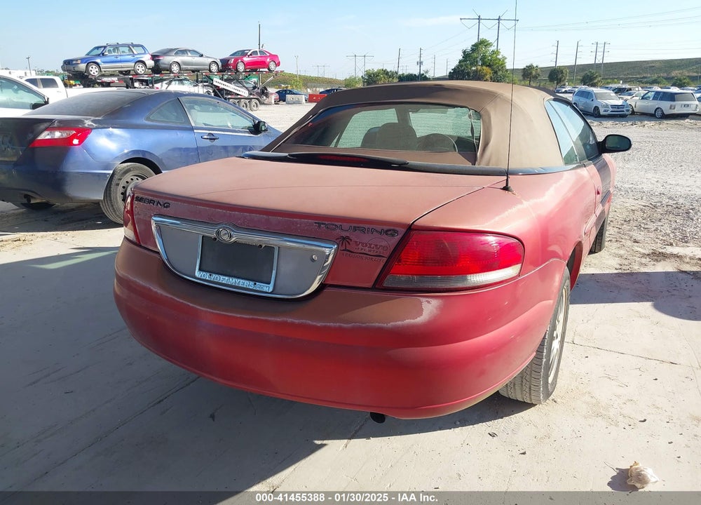 2004 CHRYSLER SEBRING LXI VIN: 1C3EL55R54N311521