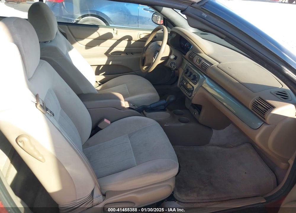 2004 CHRYSLER SEBRING LXI VIN: 1C3EL55R54N311521