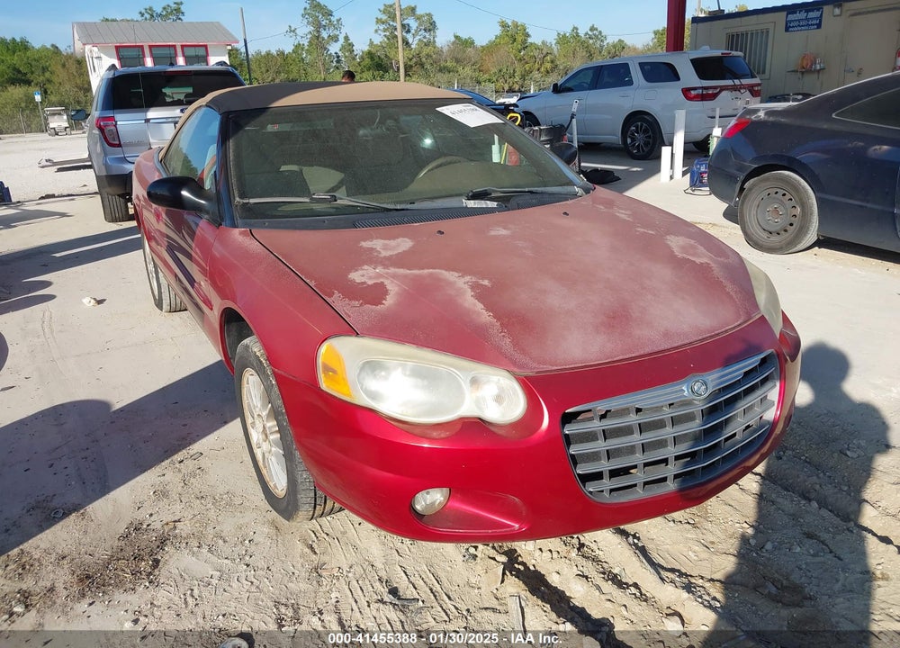 2004 CHRYSLER SEBRING LXI VIN: 1C3EL55R54N311521