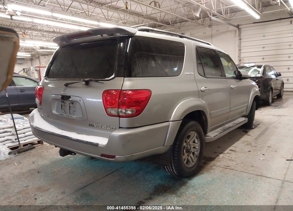 2005 TOYOTA SEQUOIA LIMITED V8 VIN: 5TDBT48A25S257413