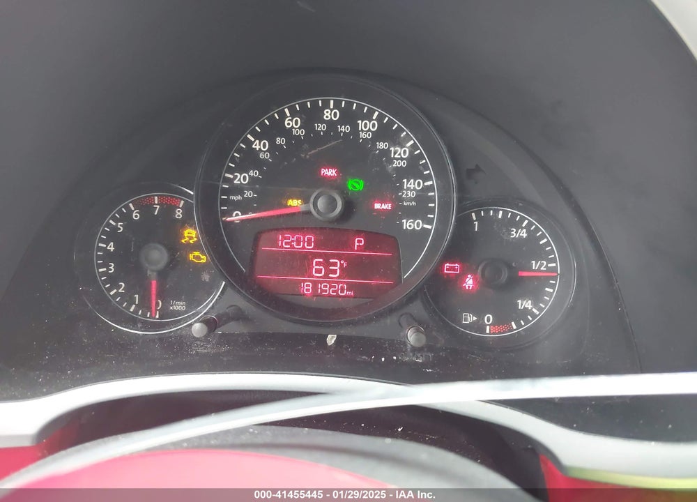 2012 VOLKSWAGEN BEETLE 2.5L VIN: 3VWJX7AT4CM639899