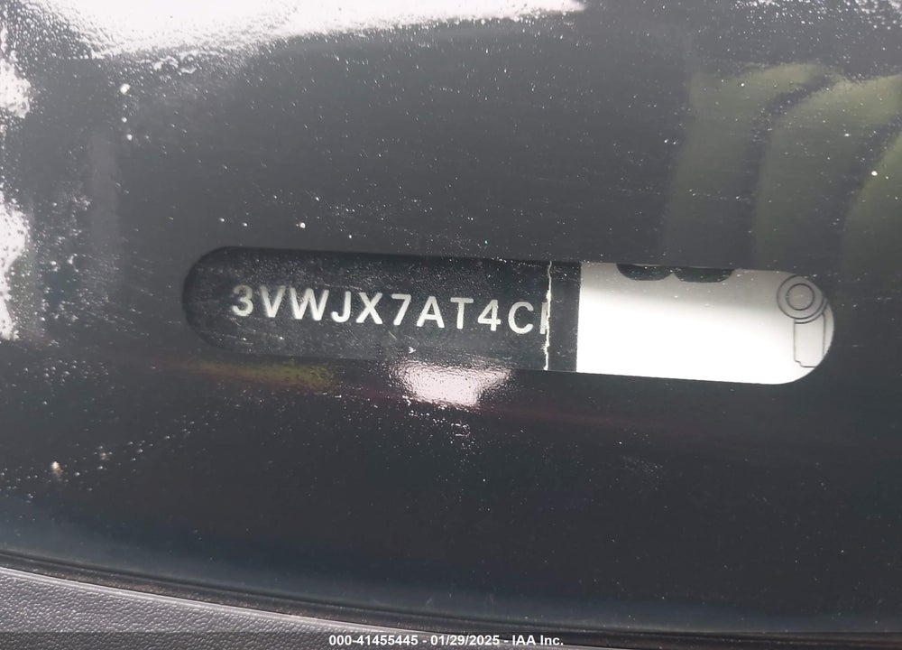 2012 VOLKSWAGEN BEETLE 2.5L VIN: 3VWJX7AT4CM639899