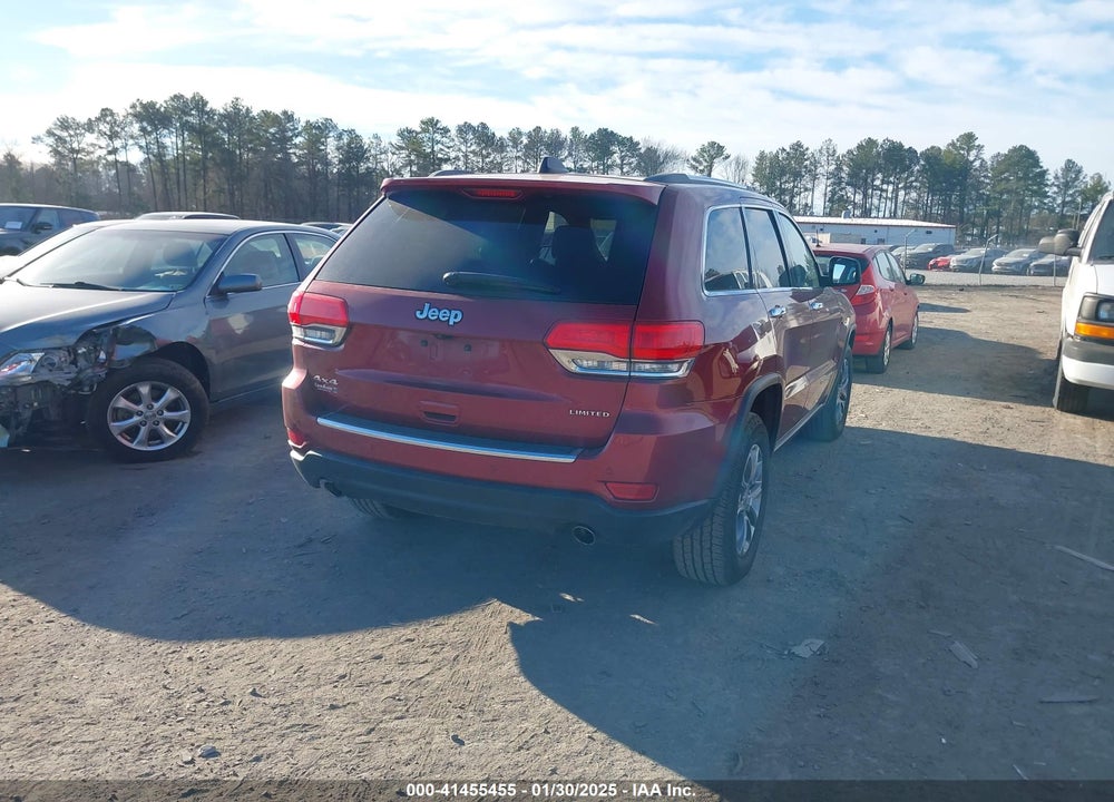 2014 JEEP GRAND CHEROKEE LIMITED VIN: 1C4RJFBG0EC462534