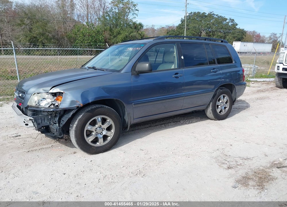 2006 TOYOTA HIGHLANDER V6 VIN: JTEGP21A860109825