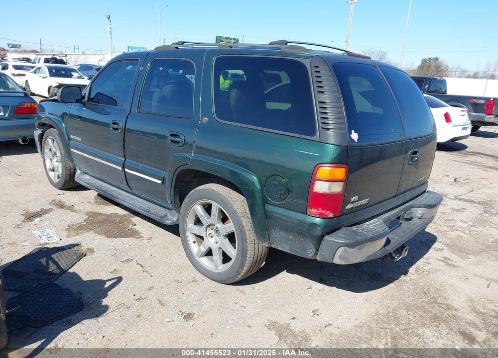 2002 CHEVROLET TAHOE LT VIN: 1GNEC13Z62R160886