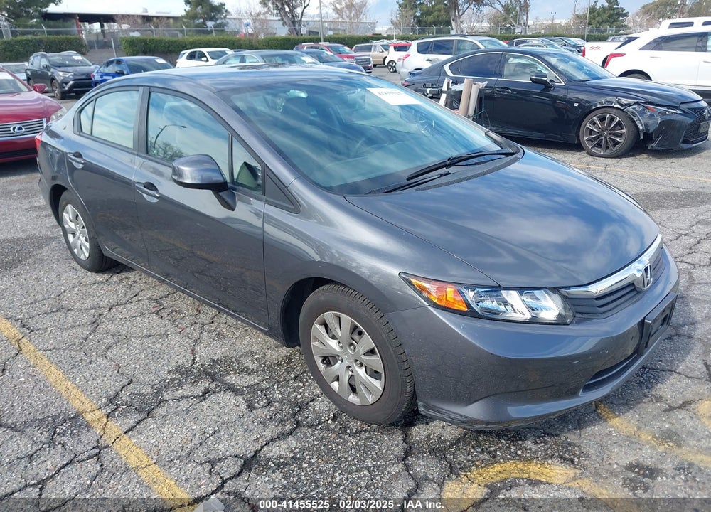 2012 HONDA CIVIC LX VIN: 19XFB2F53CE363858