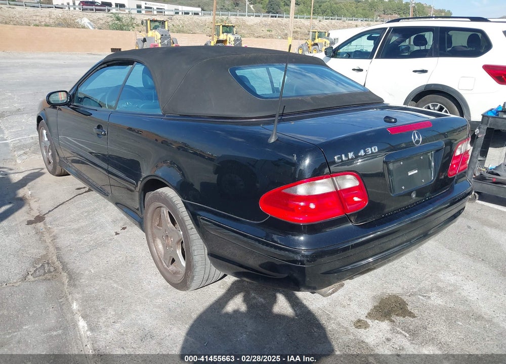 2003 MERCEDES-BENZ CLK 430 VIN: WDBLK70G43T131592