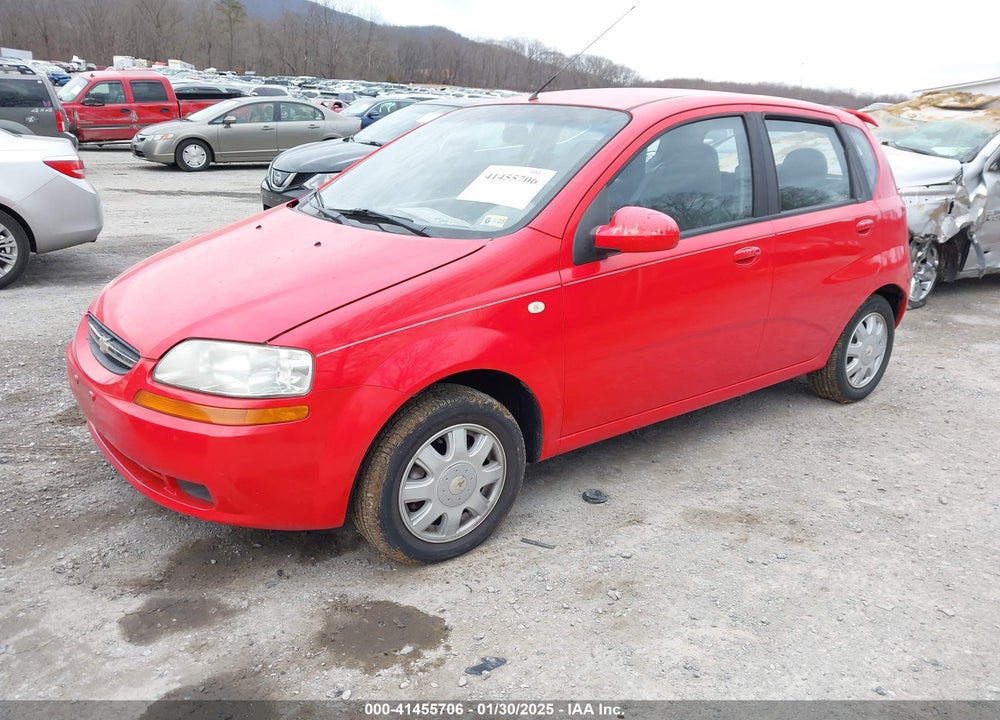 2005 CHEVROLET AVEO LS VIN: KL1TD62615B292508