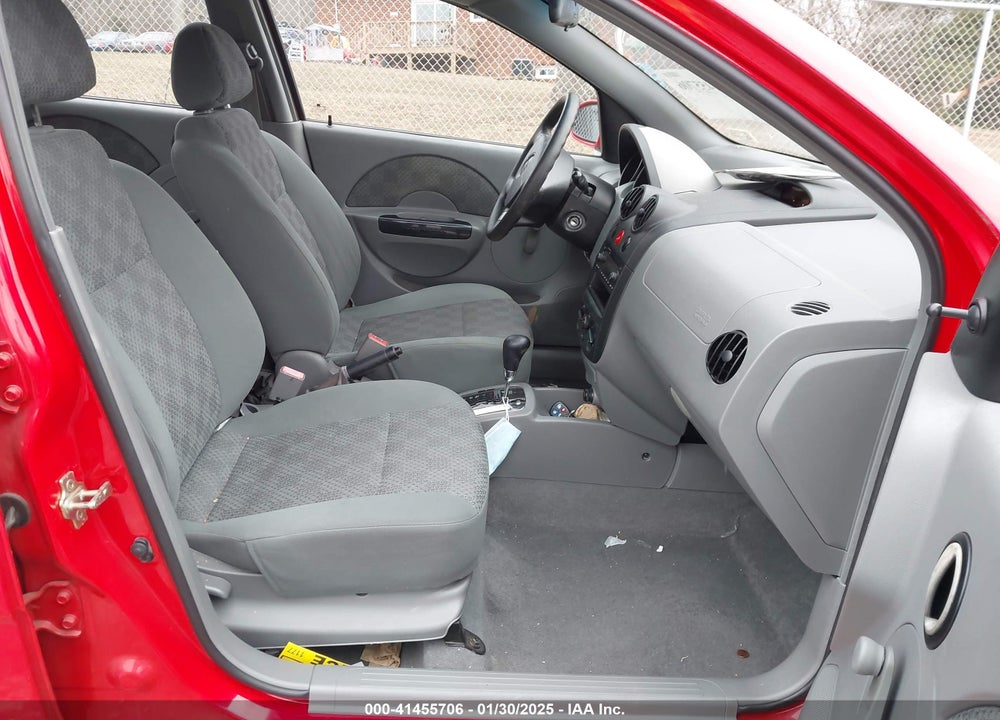 2005 CHEVROLET AVEO LS VIN: KL1TD62615B292508
