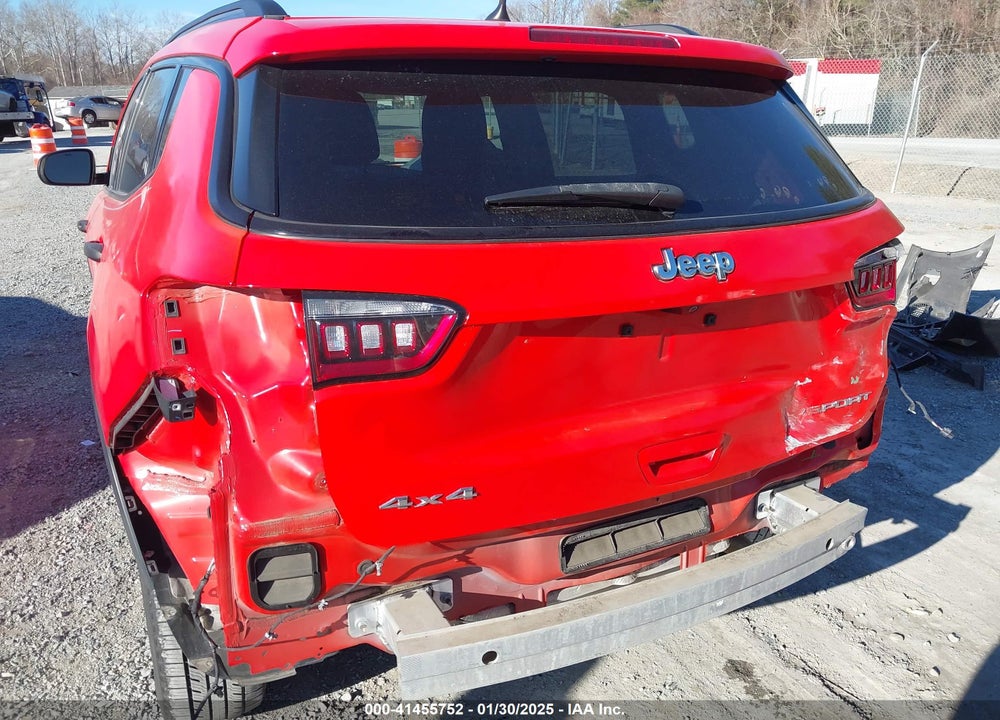 2018 JEEP COMPASS SPORT 4X4 VIN: 3C4NJDABXJT213536