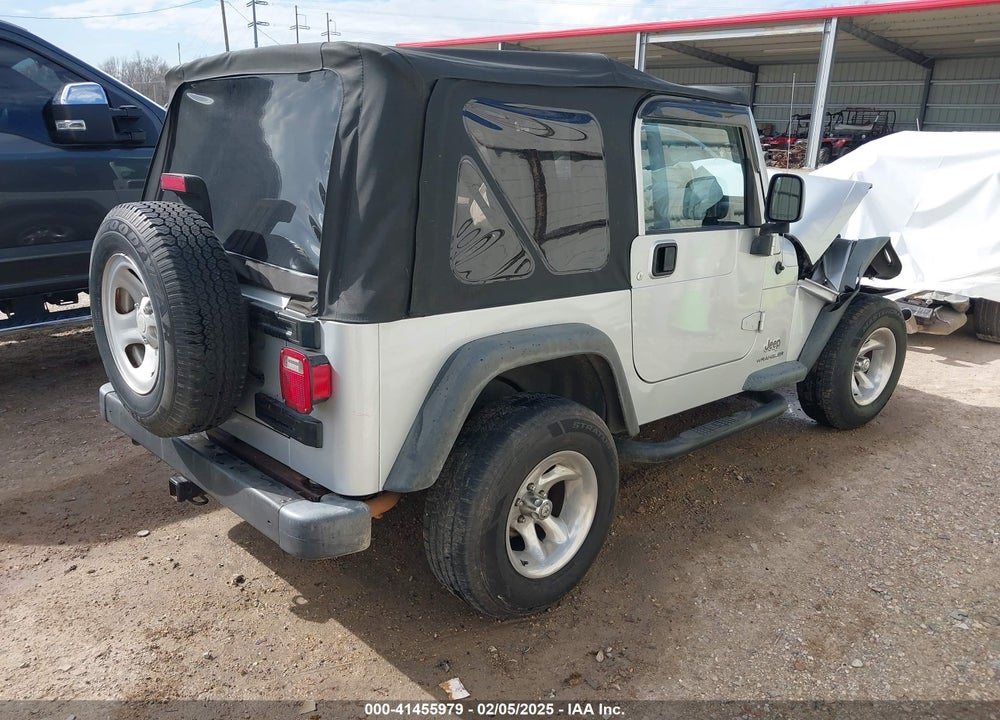 2005 JEEP WRANGLER SE VIN: 1J4FA29105P366502