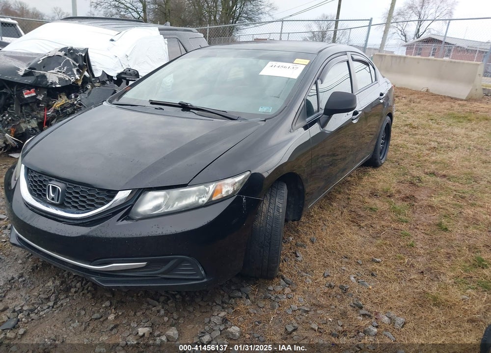 2013 HONDA CIVIC LX VIN: 19XFB2F54DE086705